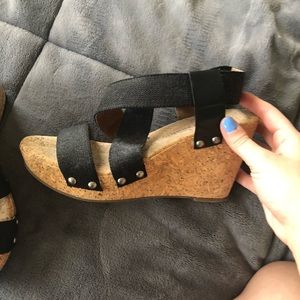 Lucky Brand Cork Wedges